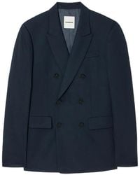 Sandro - Blazer Met Dubbele Rij Knopen - Lyst