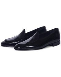 Edhen Milano - Mocassins Kensington En Cuir Verni - Lyst