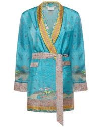 Pierre Louis Mascia - Aloe Paisley-Print Coat - Lyst