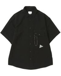 and wander - Flap-Pocket Short-Sleeve Shirt - Lyst