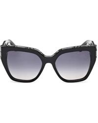 Guess - Lace-Detail Cat-Eye Sunglasses - Lyst