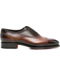 Santoni - Lace-Up Oxford Shoes - Lyst