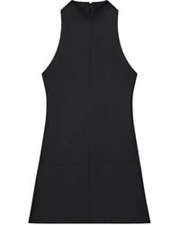 Courreges - Short Twill Dress With A Mock Turtleneck - Lyst