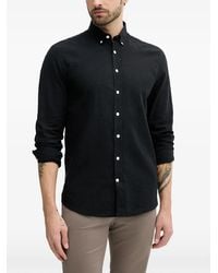 Lindbergh - Button-Down Long-Sleeve Shirt - Lyst