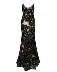 Roberto Cavalli - Floral-Print Gown - Lyst