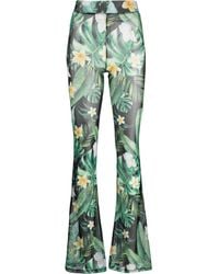 Philipp Plein - Hawaii-print Flared Trousers - Lyst
