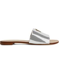 Giuseppe Zanotti - Shirley Metallic Sandals - Lyst