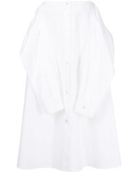 MM6 by Maison Martin Margiela - Button-Up Sleeve-Tie Skirt - Lyst