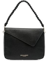 ERMANNO FIRENZE - Grained-Leather Shoulder Bag - Lyst