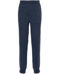 Corneliani - Mélange-Effect Track Pants - Lyst