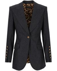 Dolce & Gabbana - Turlington Single-Breasted Jacket - Lyst