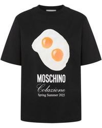 Moschino - T-Shirt À Imprimé Graphique - Lyst