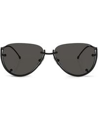 DIESEL - Rimless Pilot-Frame Sunglasses - Lyst
