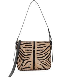 Fendi - Small Zip Tiger-Print Leather Shoulder Bag - Lyst