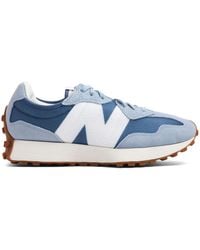 New Balance - 327 Panelled Suede Sneakers - Lyst