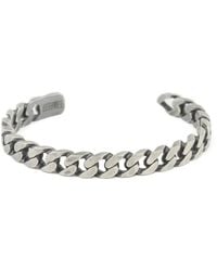 MM6 by Maison Margiela - Curb-Chain Cuff Bracelet - Lyst