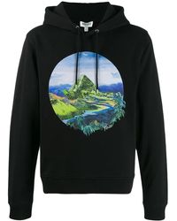 KENZO - Painted Landscape Hoodie - Lyst