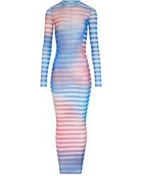 Jean Paul Gaultier - ロングスリーブ メッシュドレス - Lyst