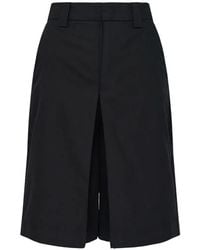 Club21 Collection - Pleated Wide-Leg Cropped Trousers - Lyst