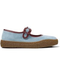 Camper - Peu Terreno Suede Ballet Flats - Lyst