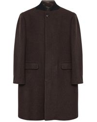 MM6 by Maison Margiela - Drop-Shoulder Wool Coat - Lyst
