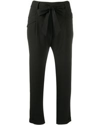 Liu Jo クロップド パンツ - ブラック