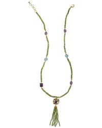 Bounkit - Dominique Tassel-Drop Necklaces - Lyst