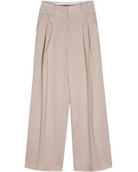 Moorer - Riven-Ntf Wide-Leg Trousers - Lyst