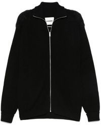 Jil Sander - High-Neck Zip-Up Cardigan - Lyst