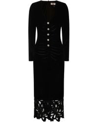 Nissa - Midi-Jurk Met Kant - Lyst