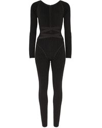 Manière De Voir - Knitted Tie Jumpsuit - Lyst