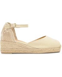 Castañer - Espadrilles Carol Con Zeppa 70Mm - Lyst