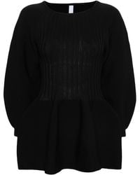 CFCL - Long Puff-sleeves Mini Dress - Lyst