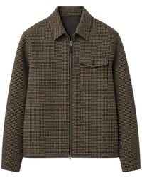 Hartford - Dandy Houndstooth-Pattern Zip-Up Jacket - Lyst