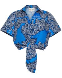 Cara Cara - Asbury Floral Tied Shirt - Lyst