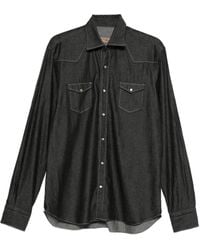 Barba Napoli - Cotton Pocketed Shirt - Lyst
