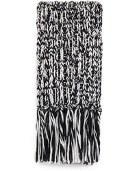 Ami Paris - Wool Knit Scarf - Lyst
