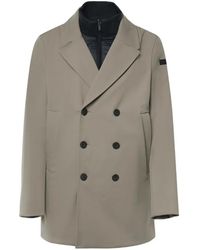 Rrd - Double-Breasted Coat - Lyst