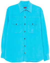 Isaia - Chemise À Poche À Rabat - Lyst