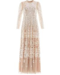 Needle & Thread - Gestuftes Aurora Abendkleid mit Pailletten - Lyst