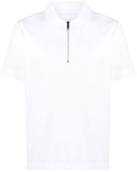 Givenchy - Half-zip Cotton Polo Top - Lyst