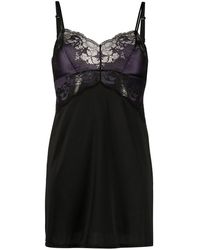 Wacoal Lace Affair Chemise Nightdress - Black