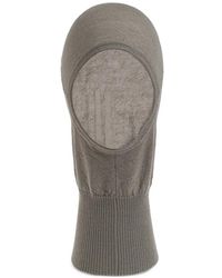 Rick Owens - Ribbed-Knit Cashmere Balaclava - Lyst