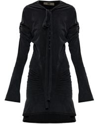 KNWLS - Ruched Drawstring Dress - Lyst