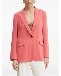 BOSS - ノッチドラペル シングルジャケット - Lyst