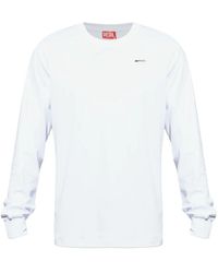 DIESEL - Miegor Long-Sleeve Logo T-Shirt - Lyst