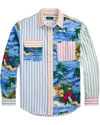 Polo Ralph Lauren - Hemd Im Patchwork-Design - Lyst