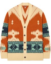 Alanui - Patterned Button Cardigan - Lyst