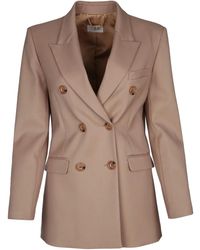 Elisabetta Franchi - Blazer con doble botonadura - Lyst