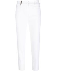 Peserico - Schmale Cropped-Hose - Lyst